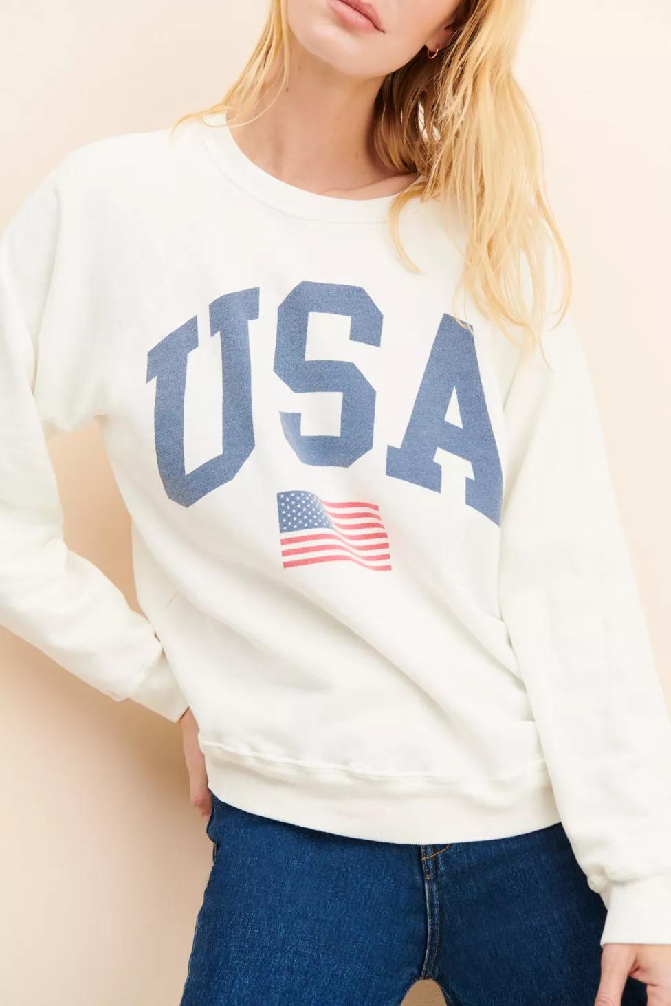 Original Retro Brand USA Crew Neck Sweatshirt by URBAN OUTFITTERS