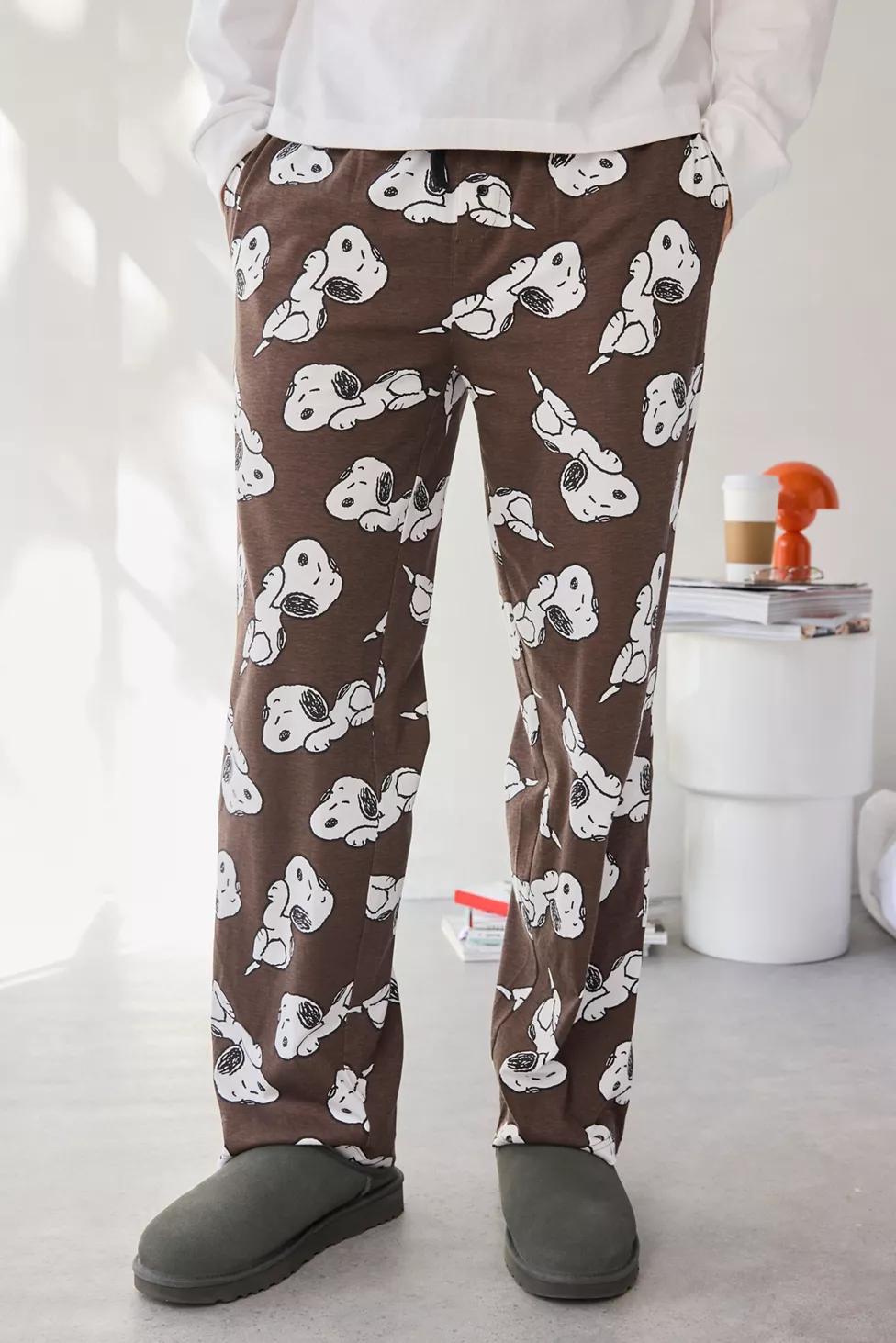 Peanuts Snoopy Pattern Pajama Pants by URBAN OUTFITTERS