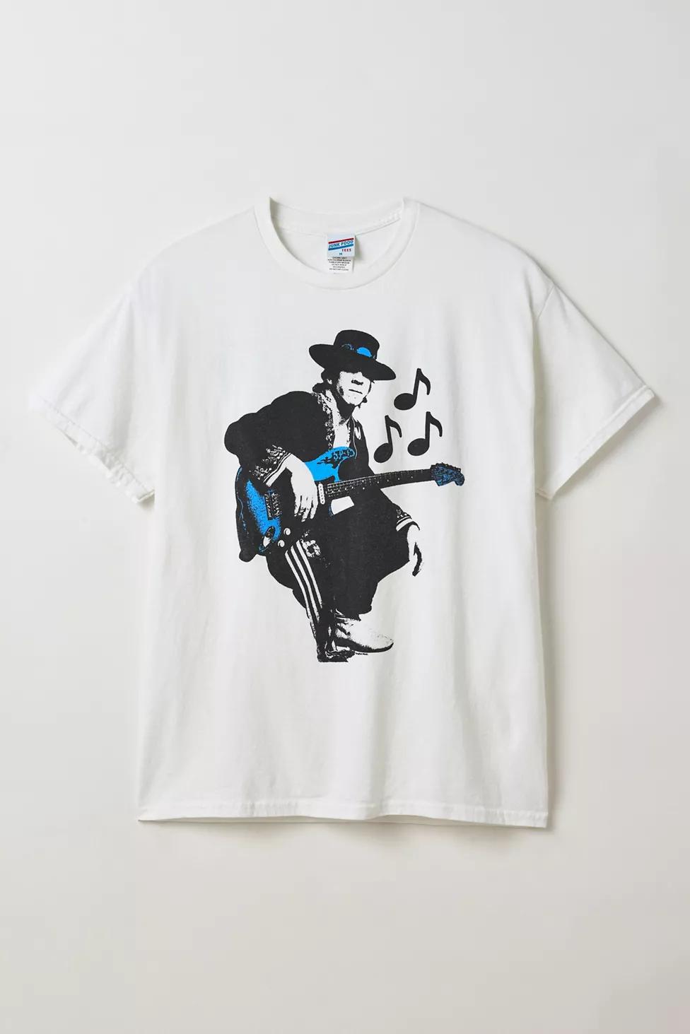 Stevie Ray Vaughan Guitar Graphic Tee by URBAN OUTFITTERS