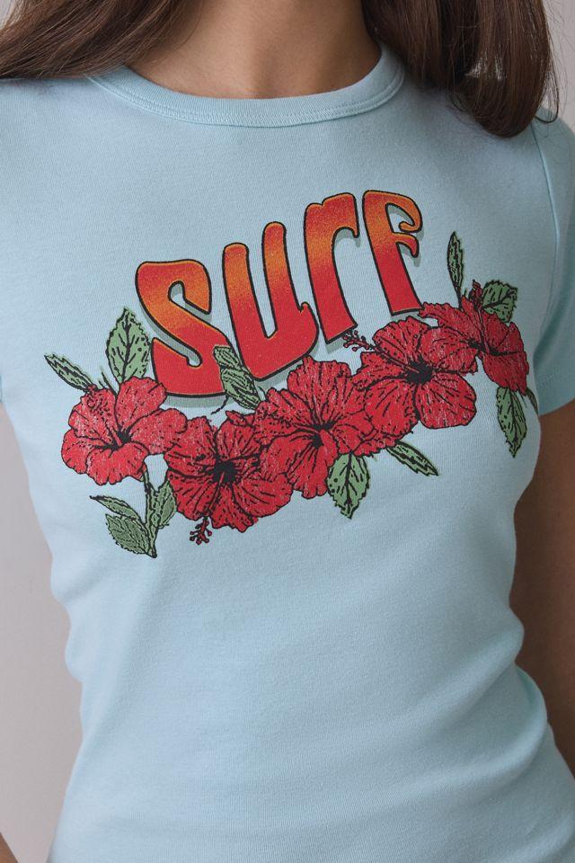 Surf Graphic Cotton Slim Tee by URBAN OUTFITTERS