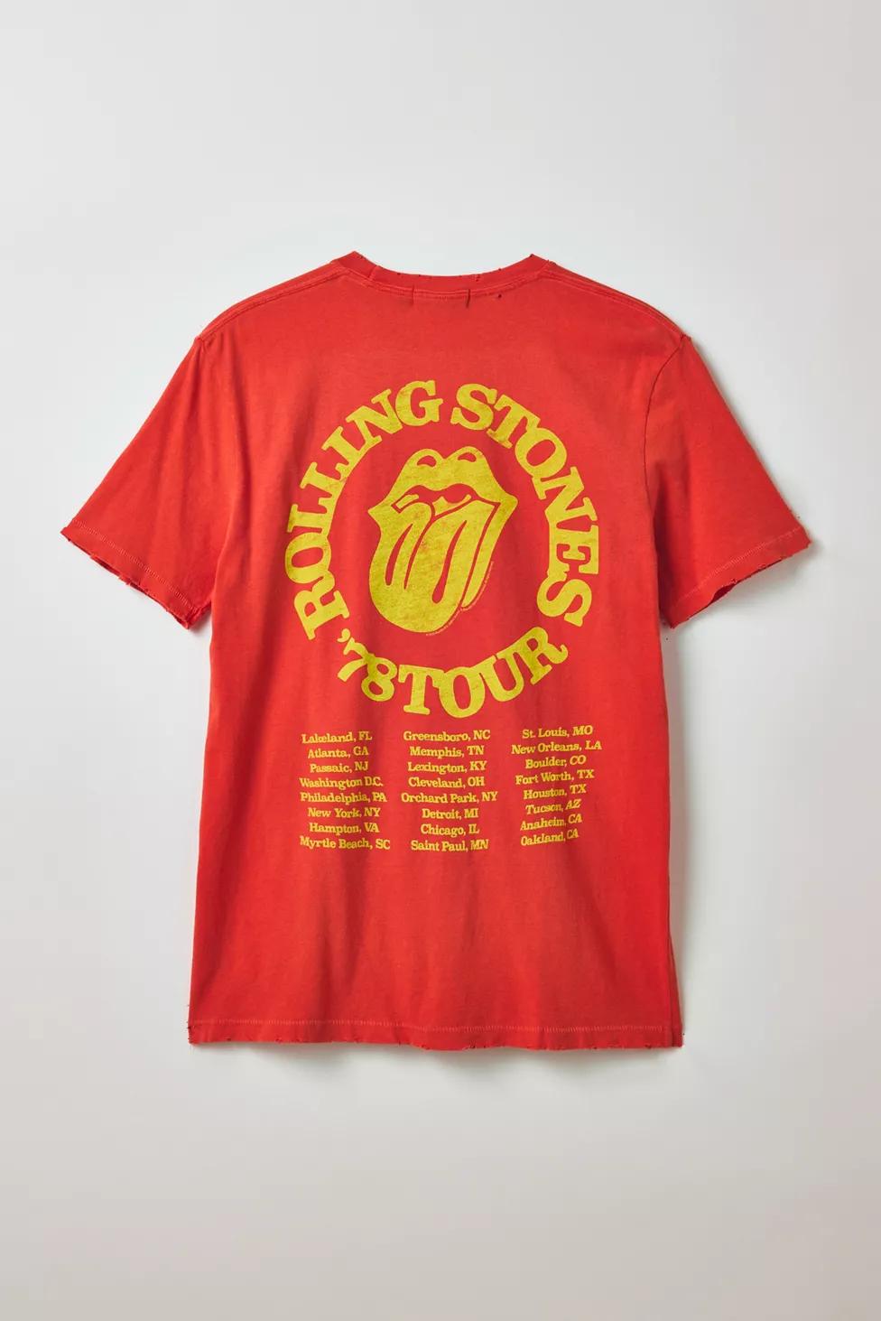 The Rolling Stones '78 Tour Graphic Tee by URBAN OUTFITTERS