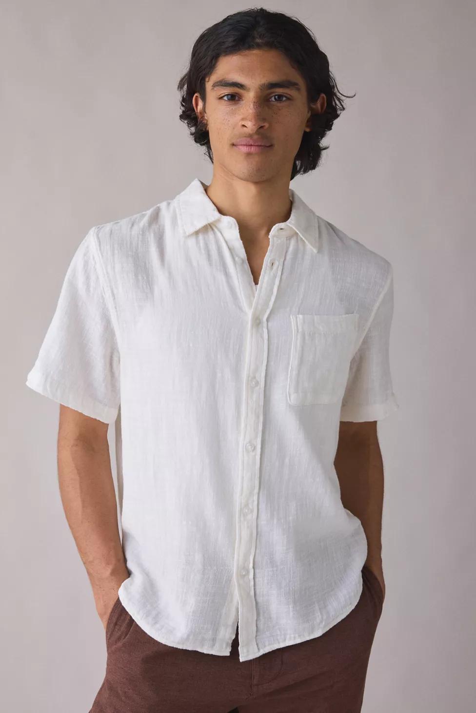 UO Breezy Baggy Short Sleeve Shirt by URBAN OUTFITTERS