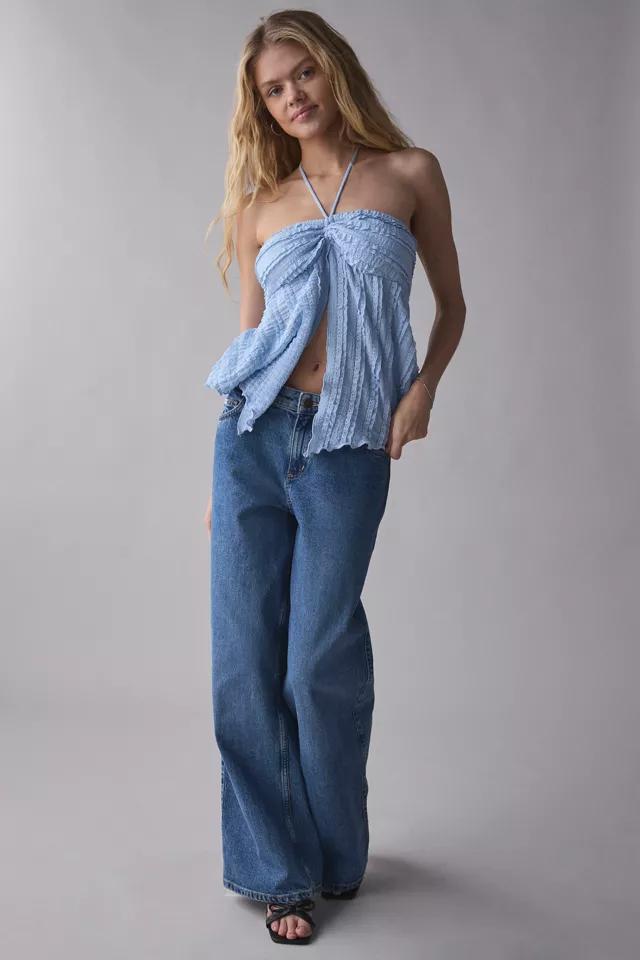 UO Eloise Convertible Tie Split-Front Tube Top by URBAN OUTFITTERS