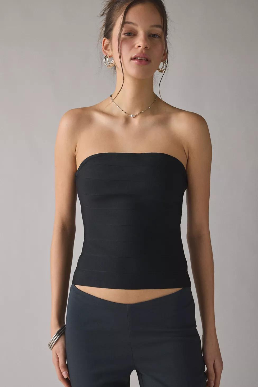 UO Kylie Bandage Tube Top by URBAN OUTFITTERS
