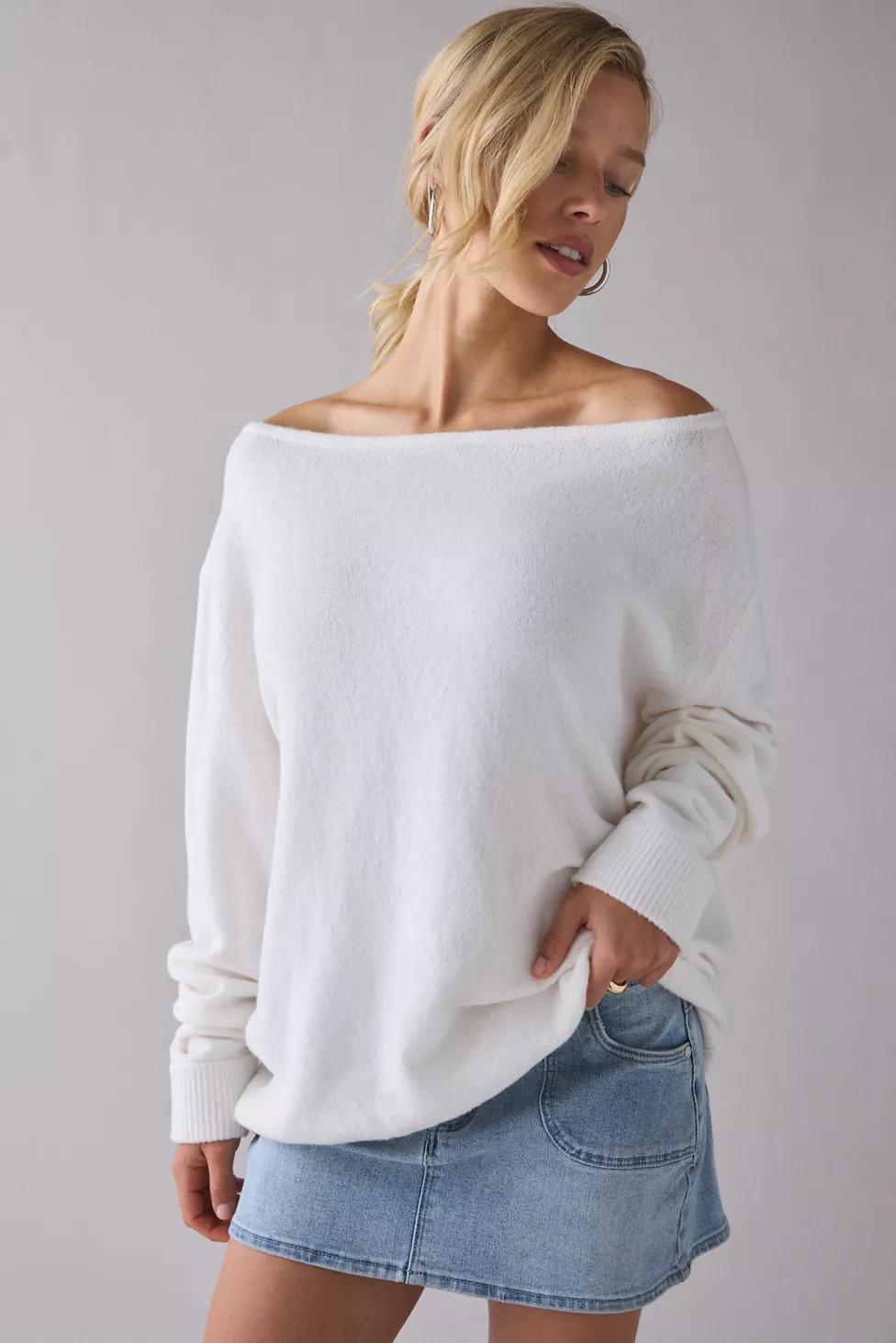 UO Nola Oversized Off-The-Shoulder Sweater by URBAN OUTFITTERS