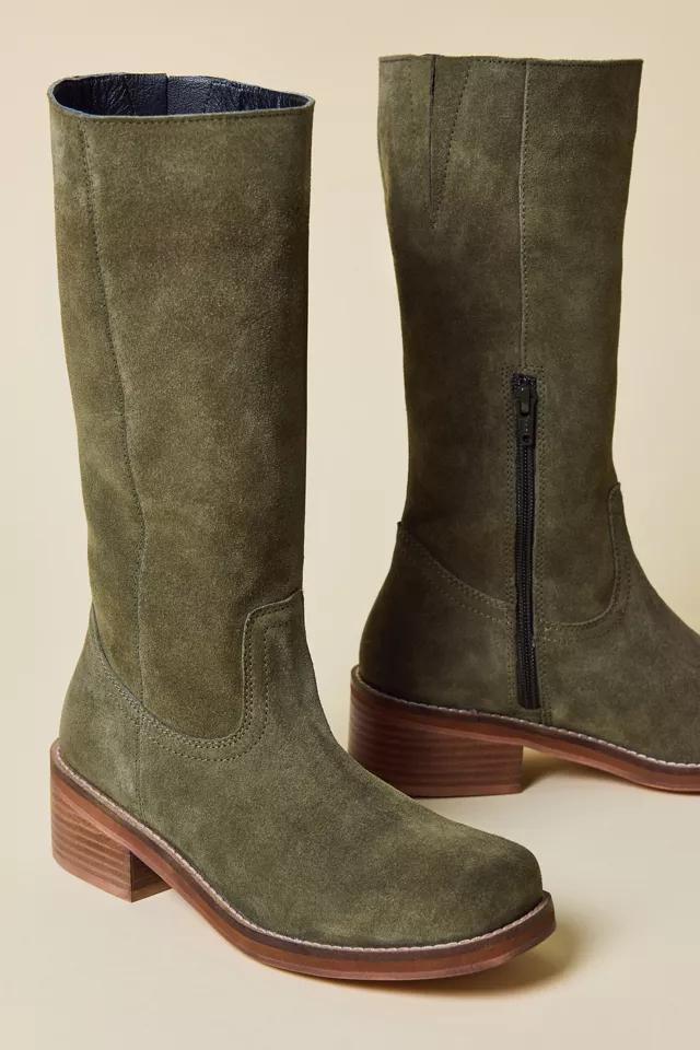 UO Suede Slouch Boots by URBAN OUTFITTERS