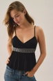 UO Tyra Embellished Surplice Babydoll Cami by URBAN OUTFITTERS UO Tyra Embellished Surplice Babydoll Cami by URBAN OUTFITTERS