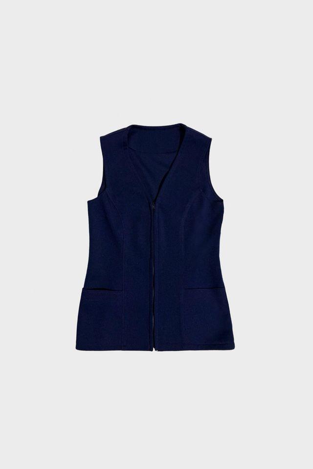 Vintage 1970's Fitted Zip Vest by URBAN OUTFITTERS