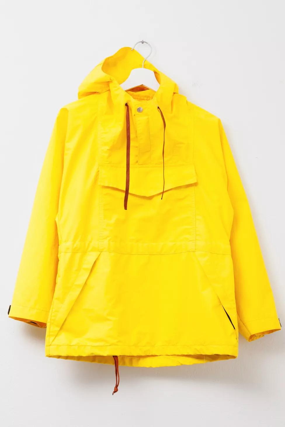 Vintage 1970s REI Gore-Tex Yellow Pullover Anorak Jacket by URBAN OUTFITTERS