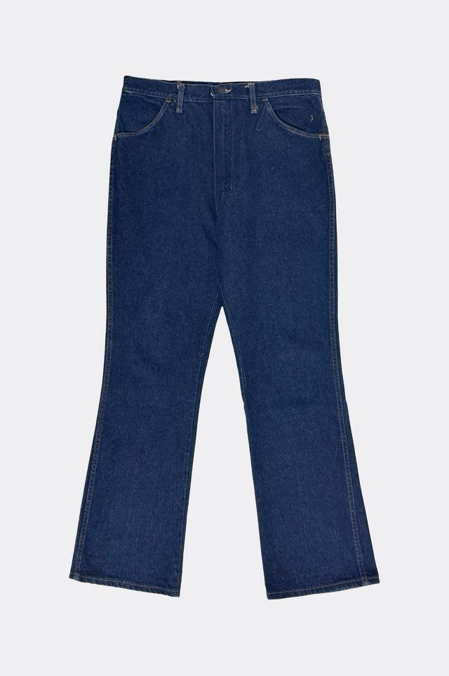 Vintage 1970s Rustler Raw Denim Western Bootcut Jeans by URBAN OUTFITTERS