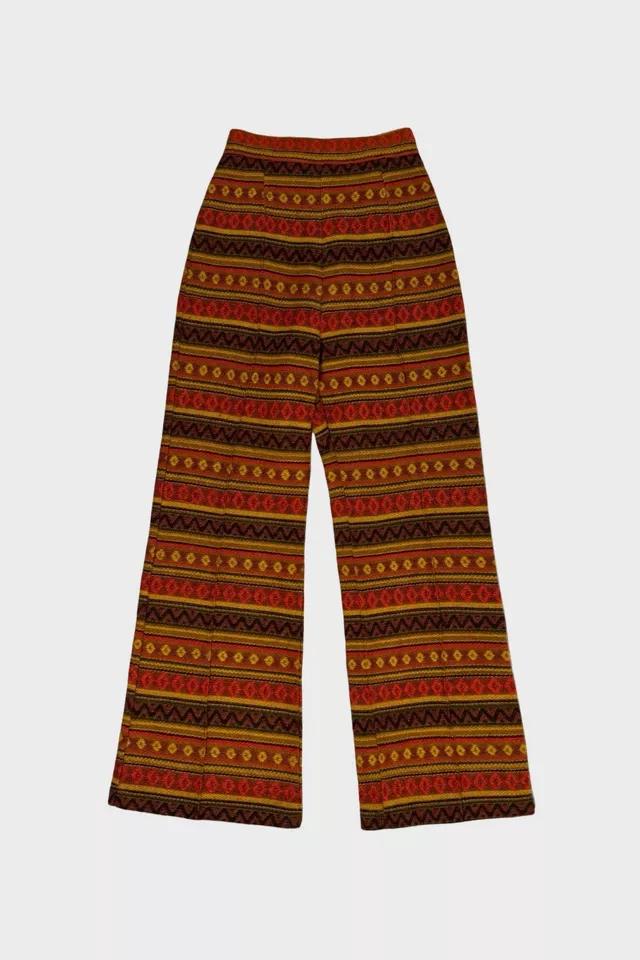 Vintage 1970's Tapestry High-Waist Flare Pants by URBAN OUTFITTERS