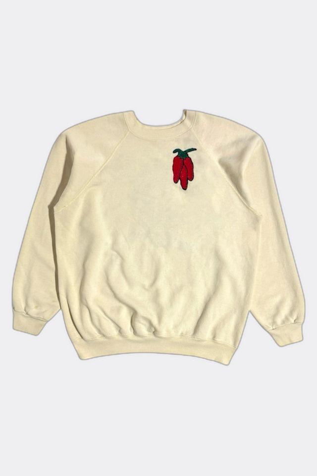 Vintage 1980s Chainstitched Chile Raglan Sleeve Sweatshirt by URBAN OUTFITTERS
