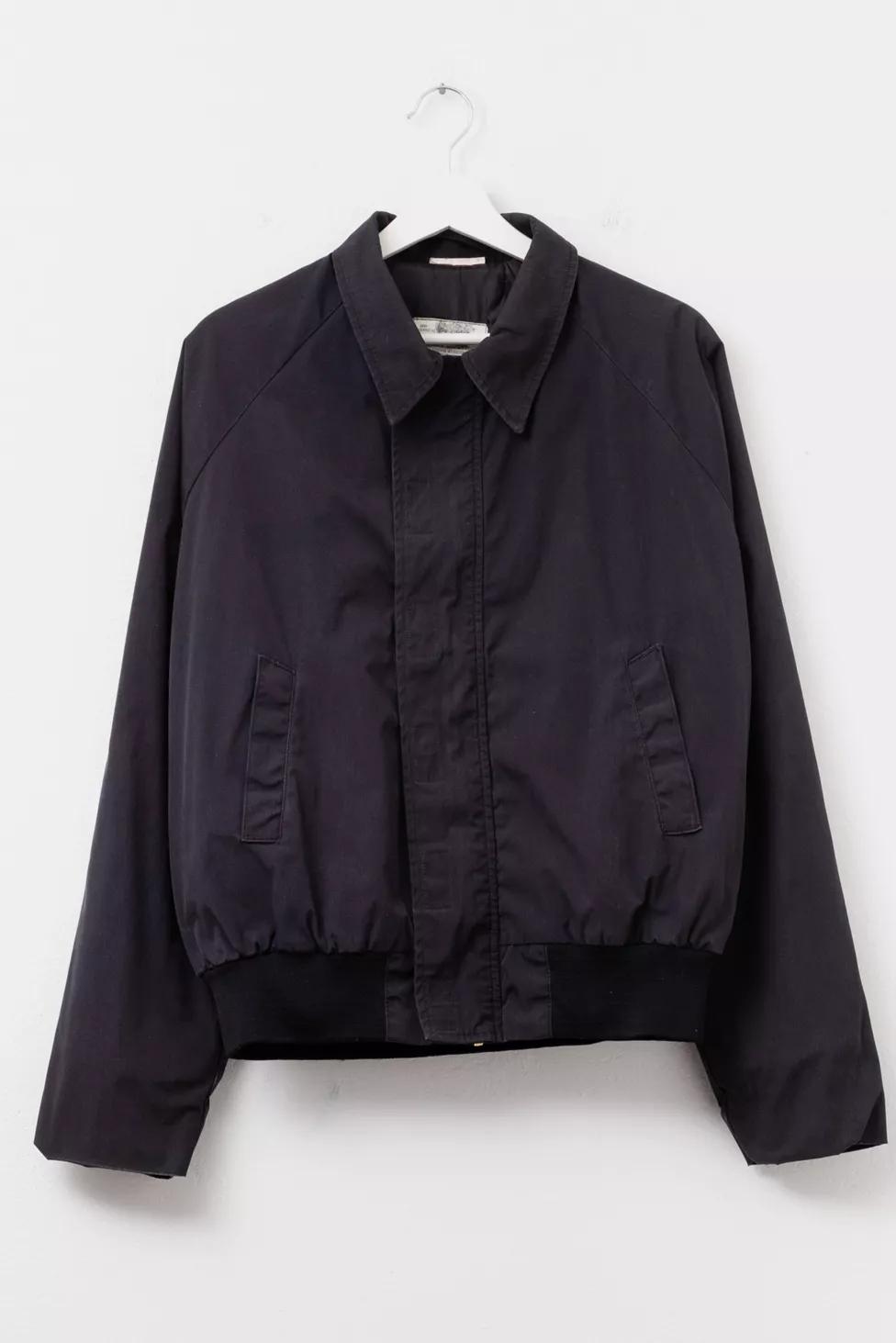 Vintage 1980s Distressed Black Insulated Utility Jacket by URBAN OUTFITTERS