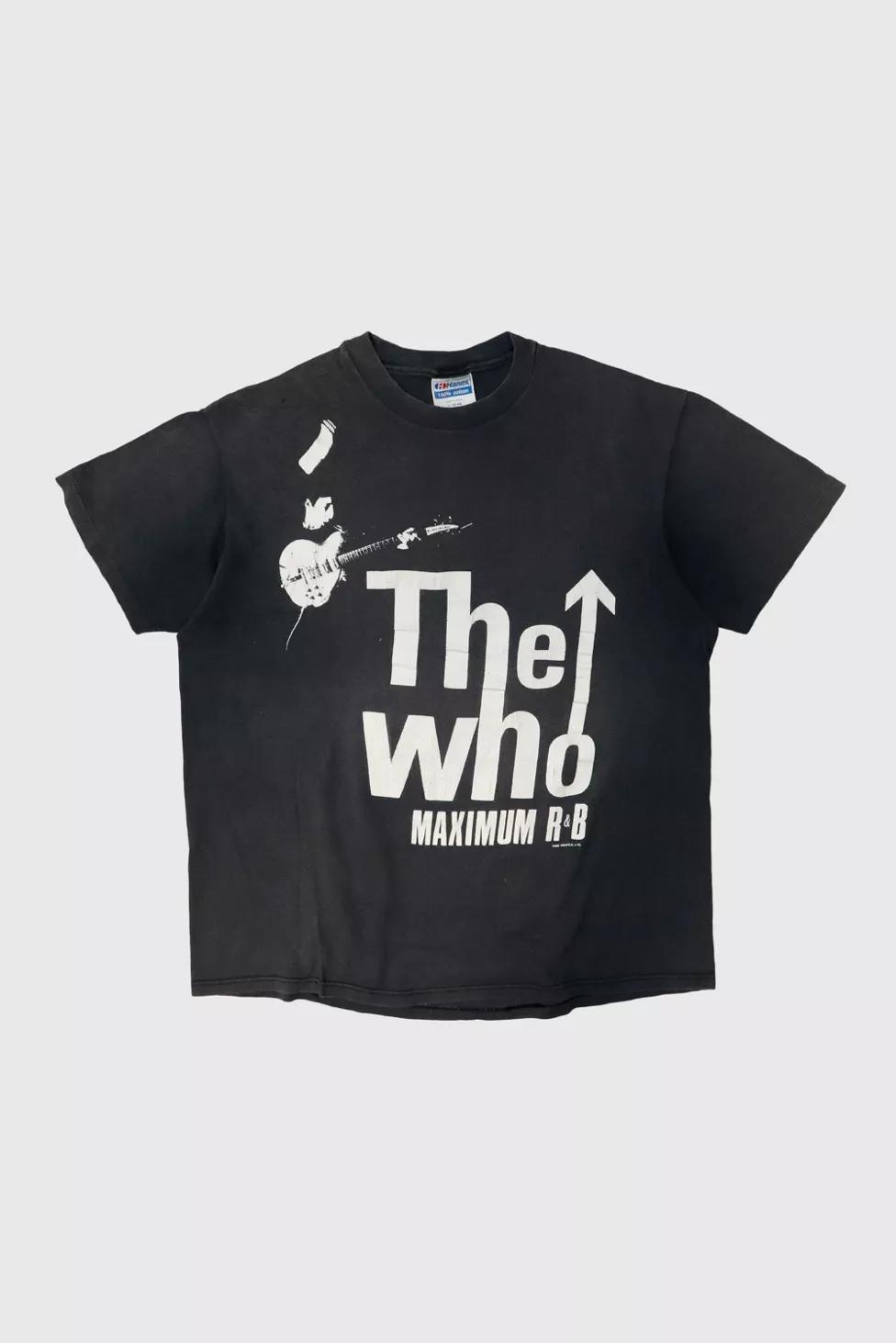 Vintage 1989 The Who Maximum R&B Graphic T-Shirt by URBAN OUTFITTERS