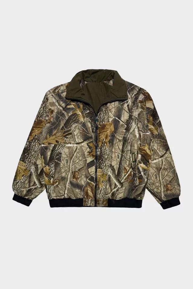 Vintage 1990's Reversible Realtree Camo Zip Off Sleeve Jacket by URBAN OUTFITTERS