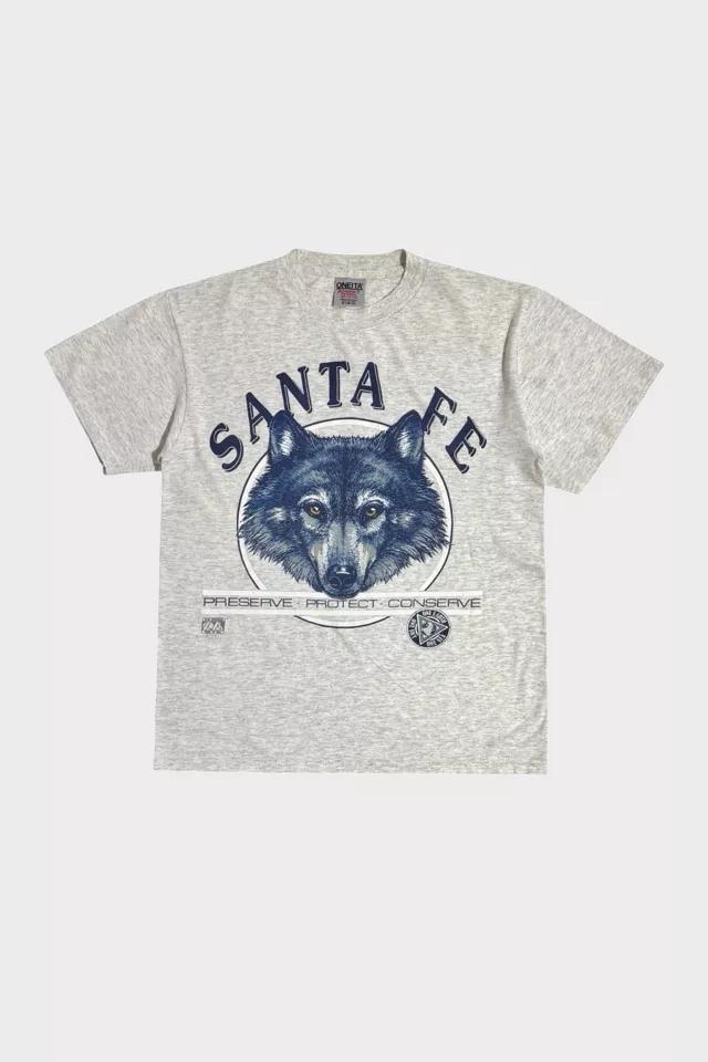 Vintage 1990's Santa Fe Wolves Single Stitch T-Shirt by URBAN OUTFITTERS