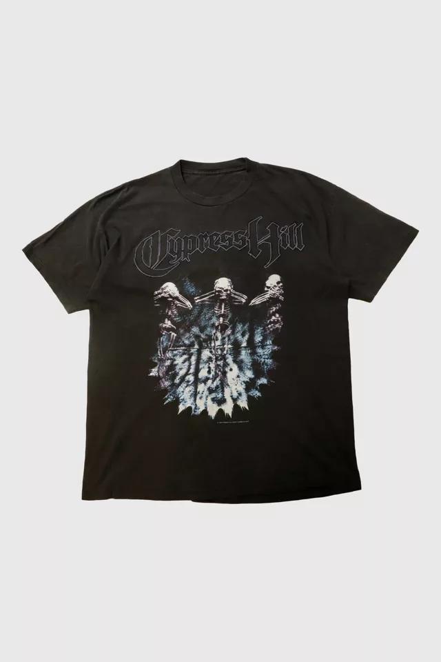Vintage 1998 Cypress Hill Skeleton Rap Graphic T-Shirt by URBAN OUTFITTERS