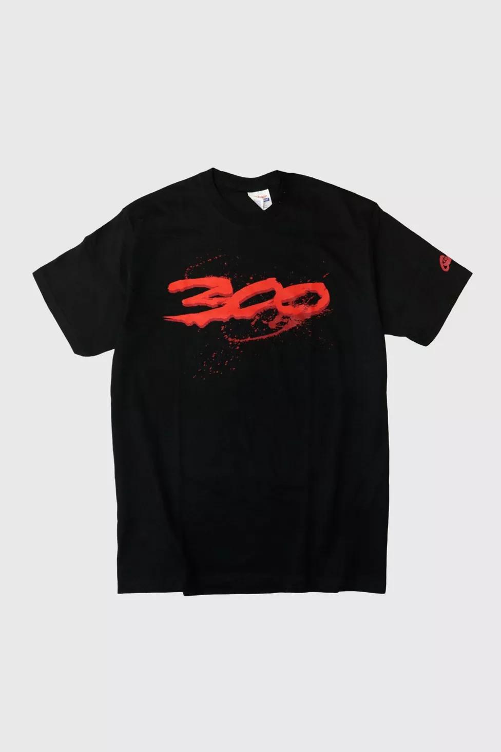 Vintage 300 Movie Graphic Black T-Shirt by URBAN OUTFITTERS