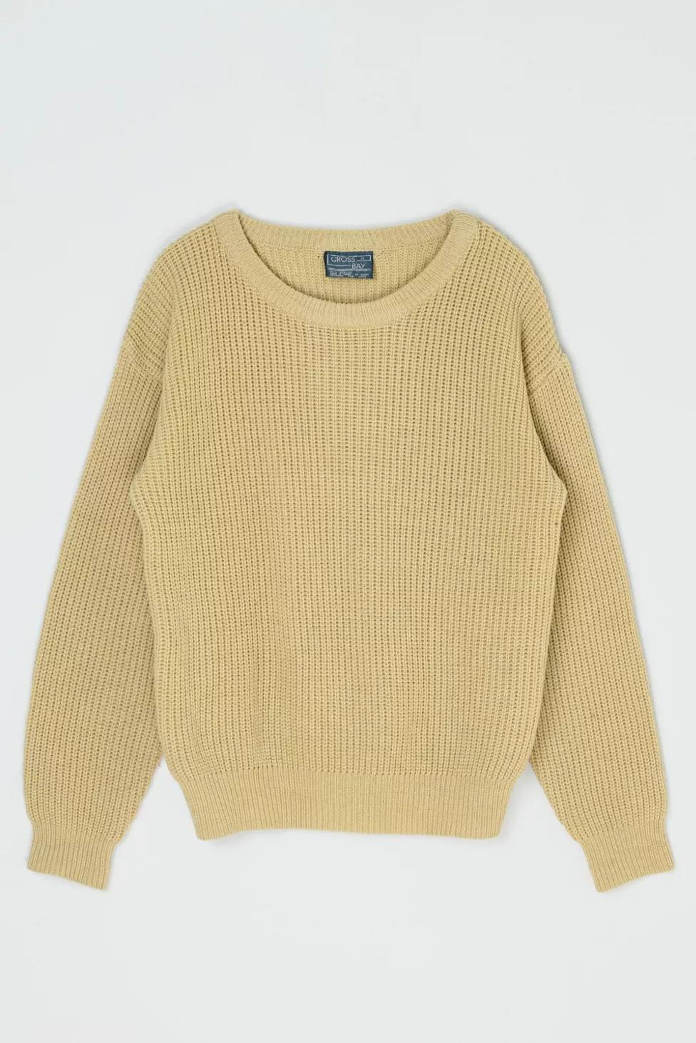 Vintage 70s Tan Knit Sweater by URBAN OUTFITTERS