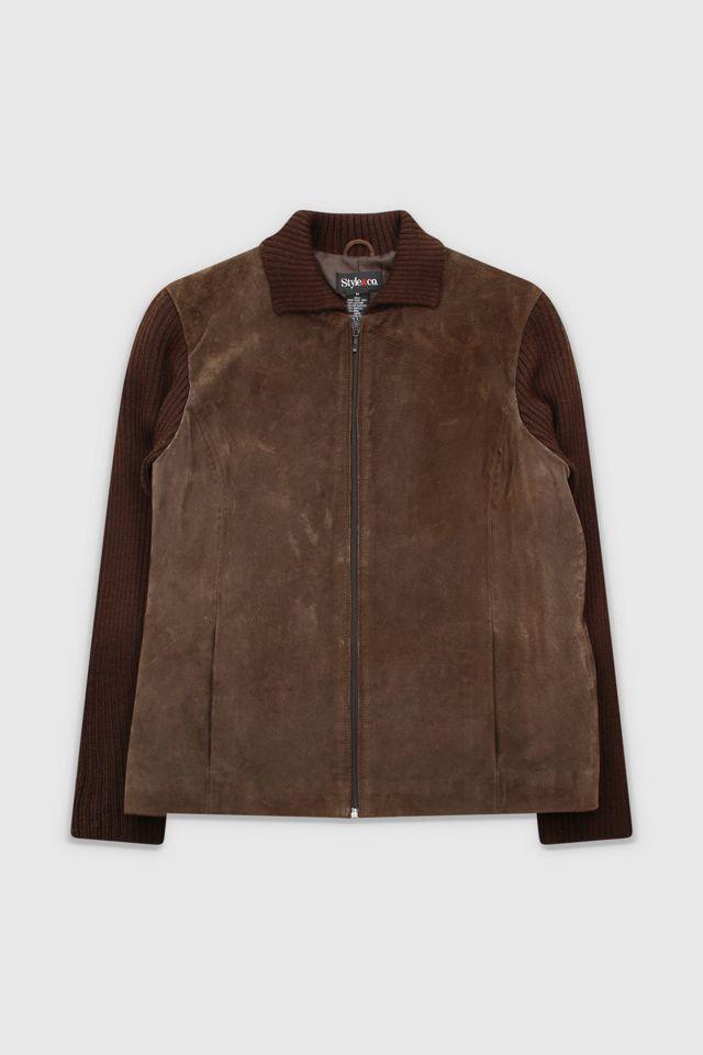 Vintage 90s Brown Suede Jacket by URBAN OUTFITTERS