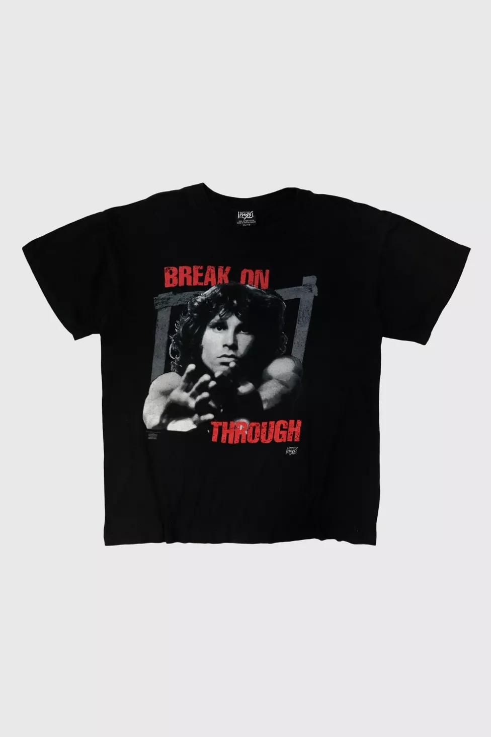 Vintage Backstage Pass Break On Through Graphic T-Shirt by URBAN OUTFITTERS