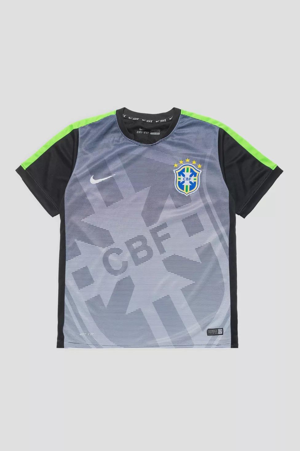 Vintage Brazil Soccer Jersey by URBAN OUTFITTERS