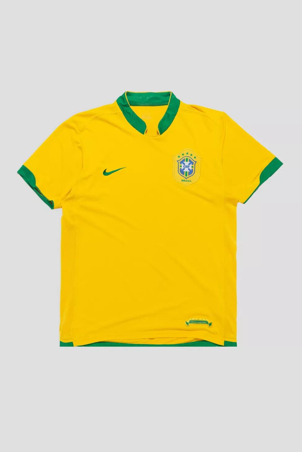 Vintage Brazil Soccer Jersey by URBAN OUTFITTERS