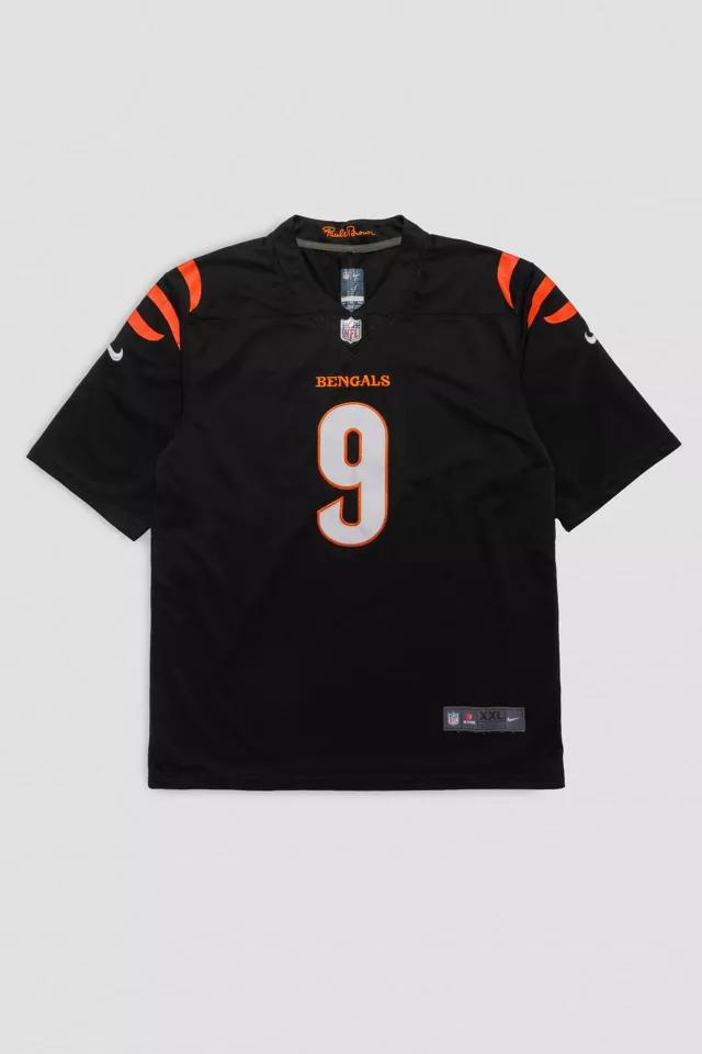 Vintage Cincinnati Bengals Burrow Football Jersey by URBAN OUTFITTERS