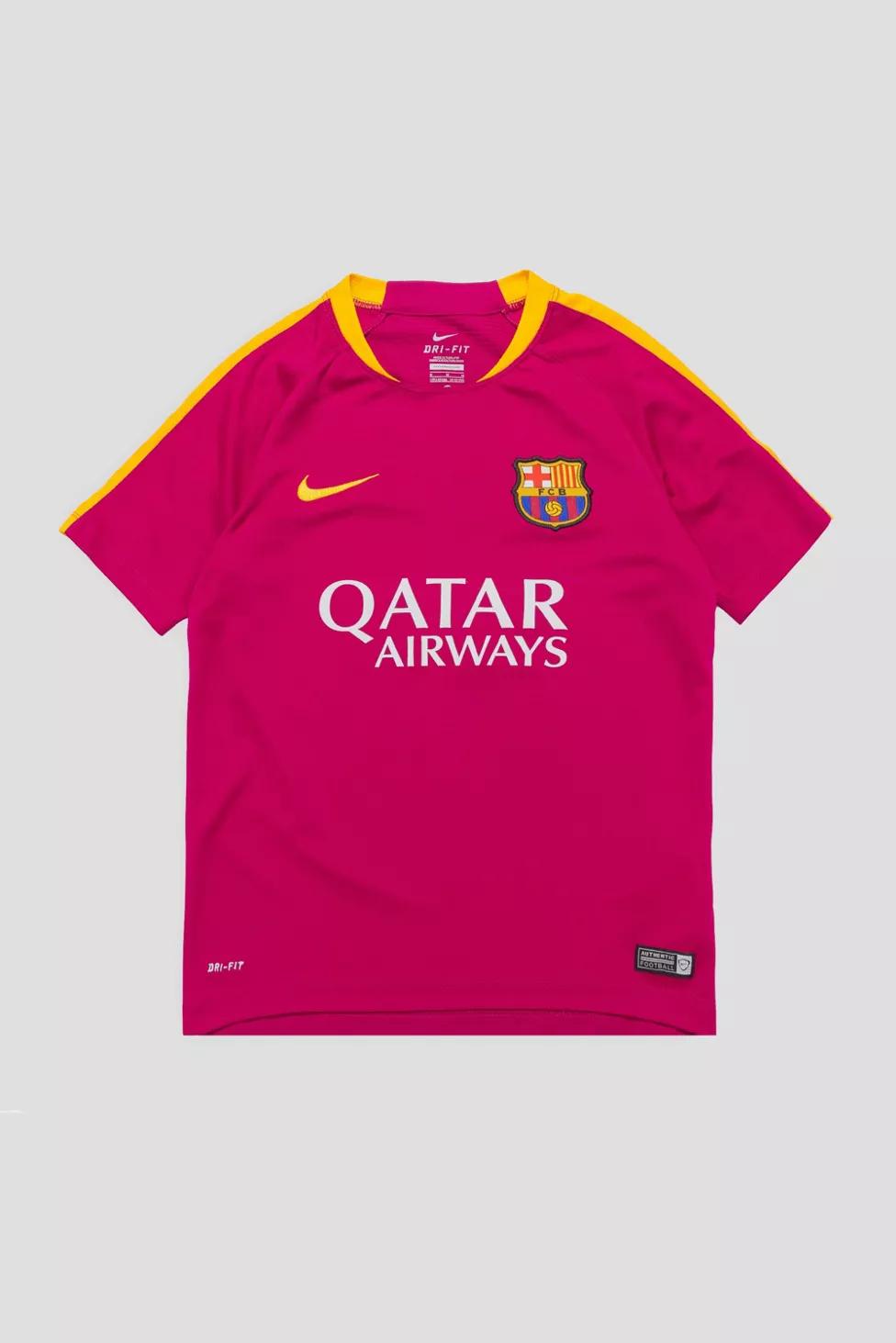 Vintage FC Barcelona Soccer Jersey by URBAN OUTFITTERS