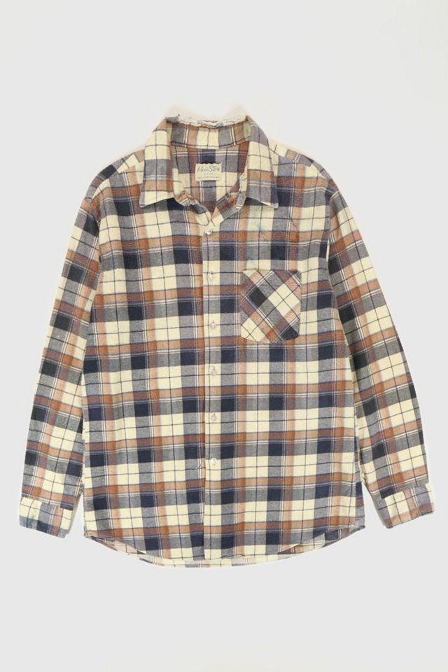 Vintage Frayed Plaid Button-Down Shirt by URBAN OUTFITTERS