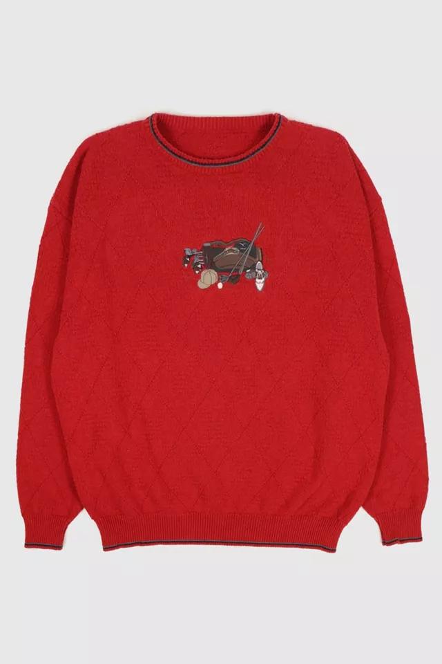 Vintage Golf Bag Sweater by URBAN OUTFITTERS