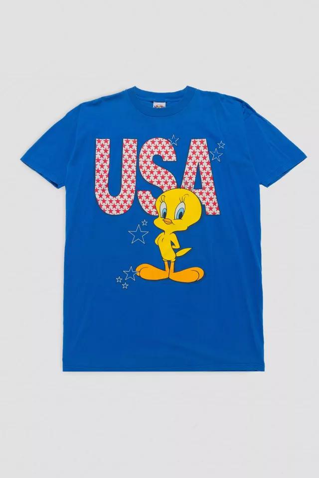 Vintage Looney Tunes Tweety USA Tee by URBAN OUTFITTERS