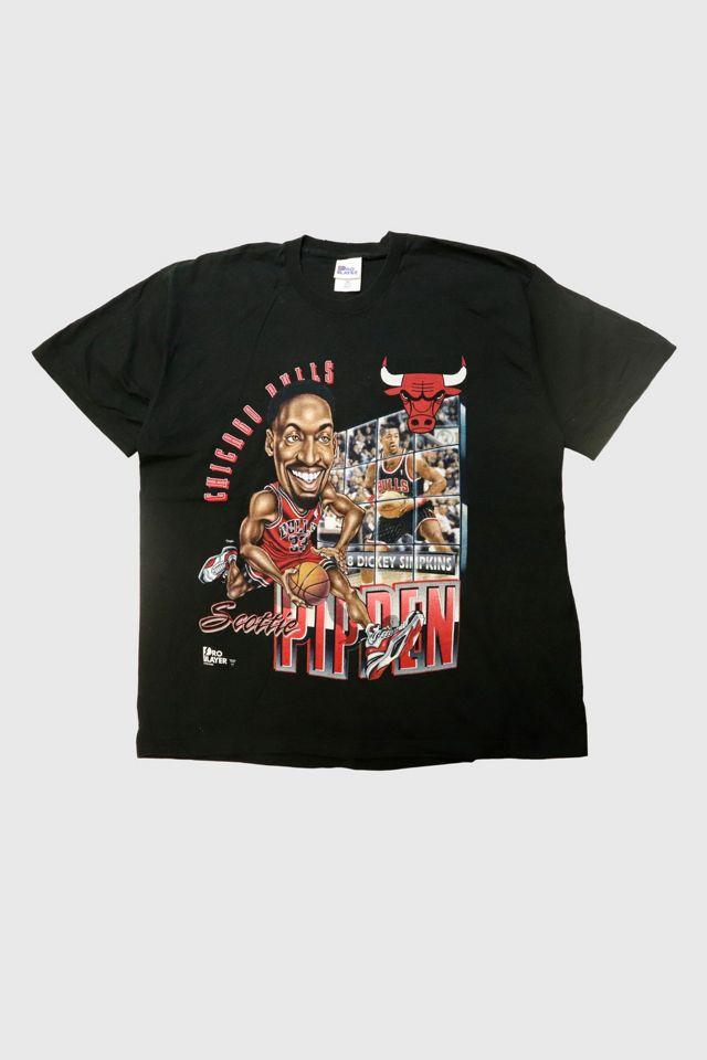 Vintage Pro Player Scottie Pippen Chicago Bulls Graphic T-Shirt by URBAN OUTFITTERS