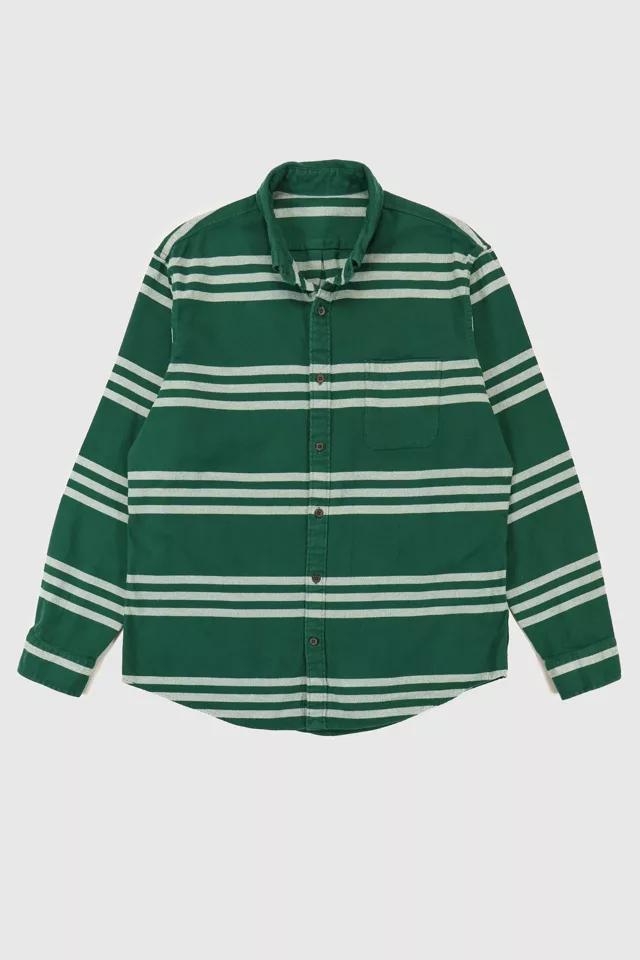 Vintage Striped Flannel Button-Down Shirt by URBAN OUTFITTERS