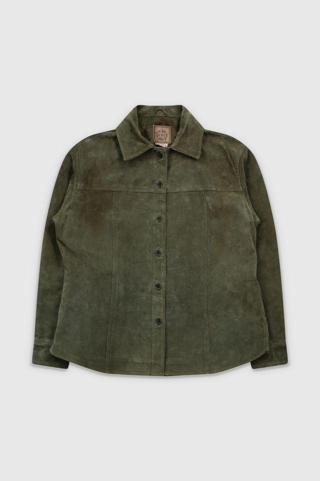 Vintage Y2K Green Suede Jacket by URBAN OUTFITTERS