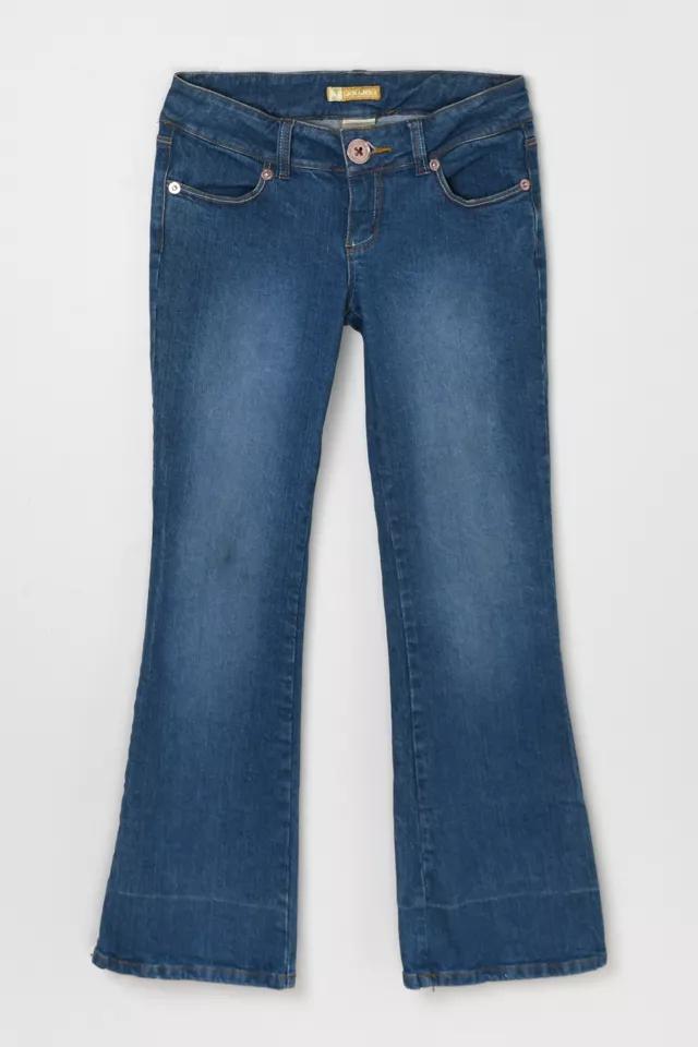 Vintage Y2k Contrast-Stitched Flared Jeans by URBAN OUTFITTERS