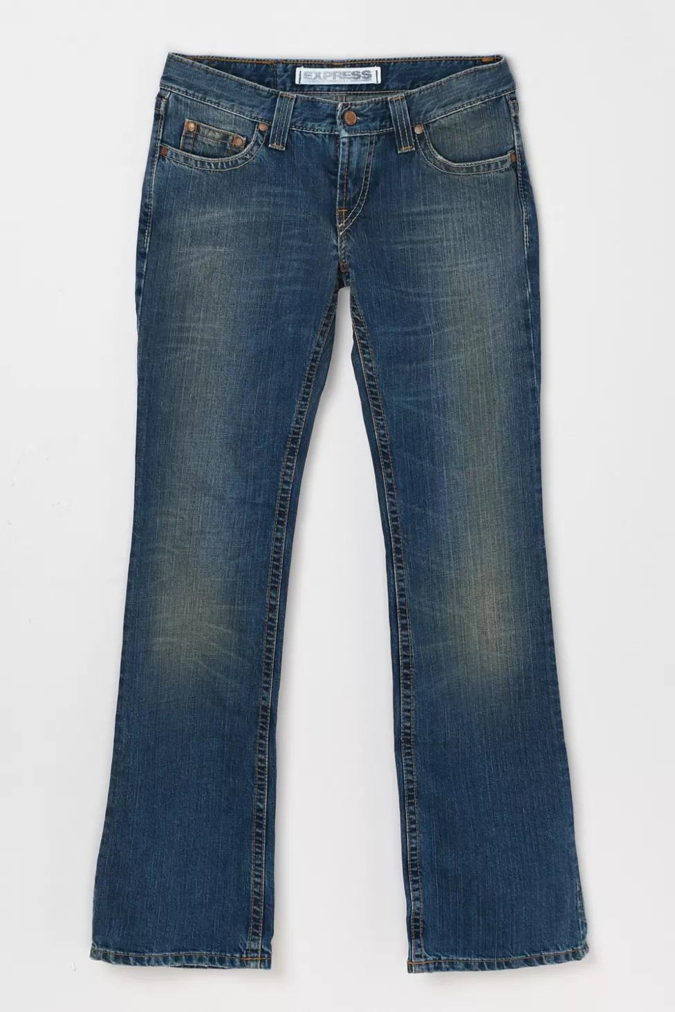 Vintage Y2k Express Low Rise Flared Jeans by URBAN OUTFITTERS