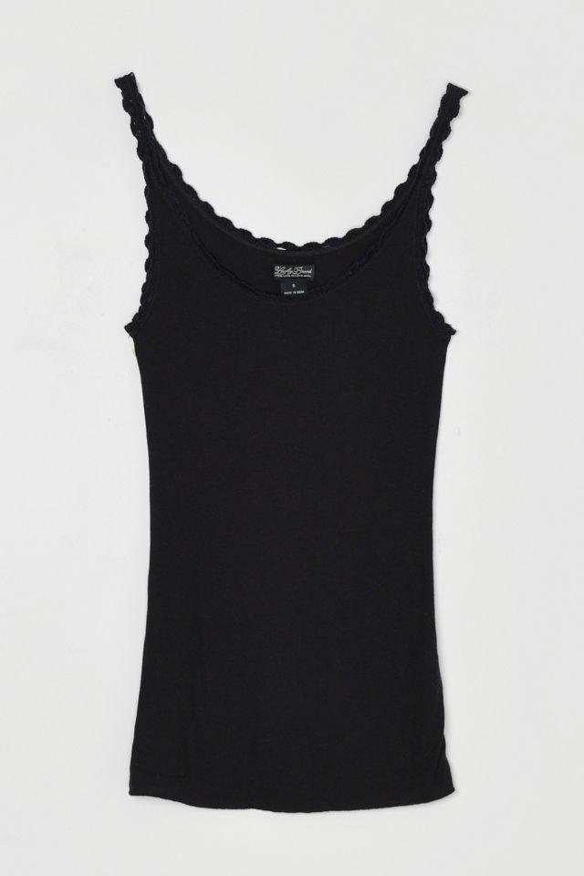 Vintage Y2k Lucky Brand Lace-Edged Tank by URBAN OUTFITTERS