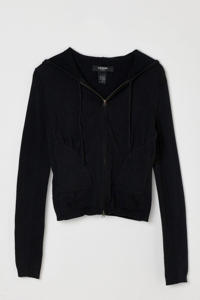Vintage Y2k Ruched Fitted Hoodie by URBAN OUTFITTERS