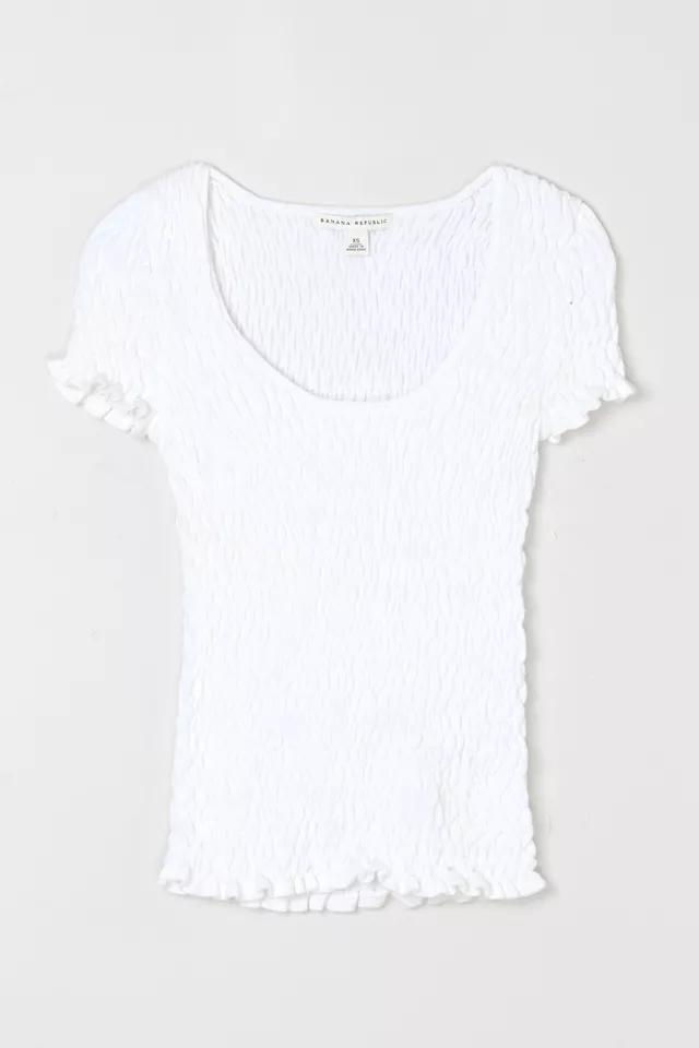 Vintage Y2k Smocked Knit Top by URBAN OUTFITTERS
