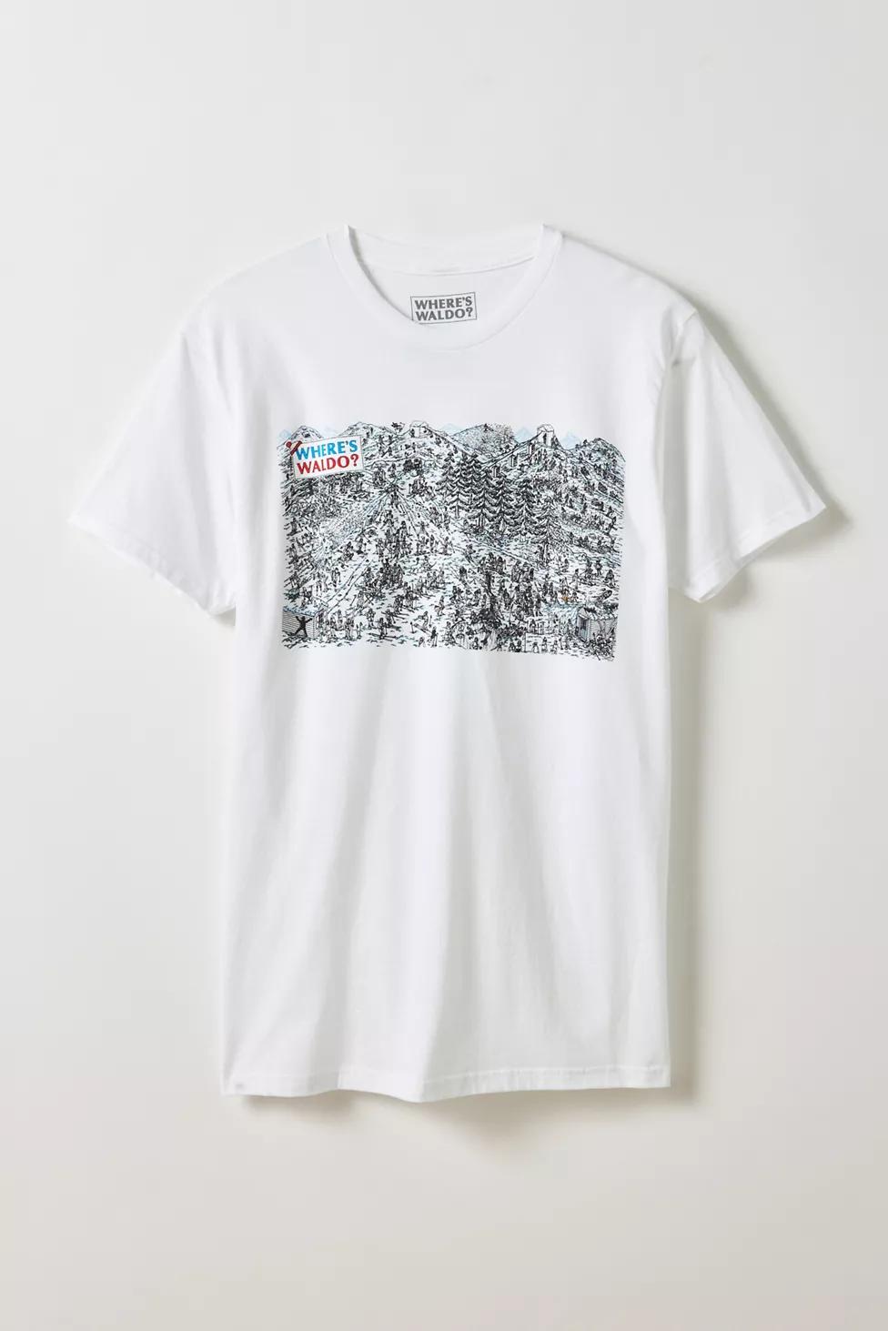 Where’s Waldo Ski Graphic Tee by URBAN OUTFITTERS