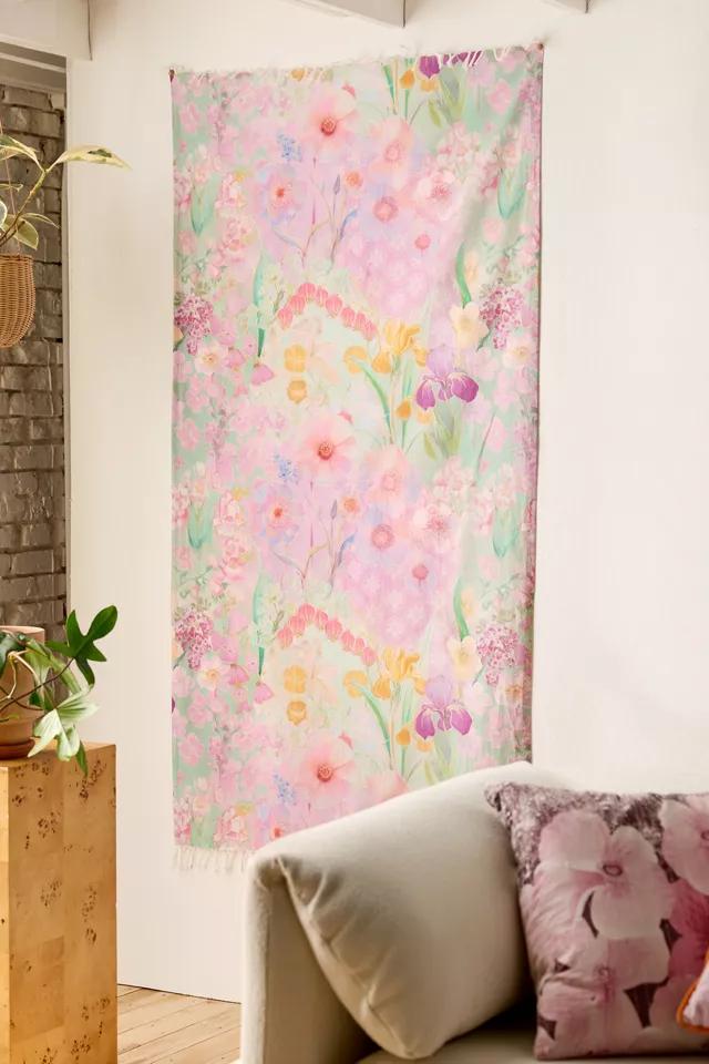Whimsical Garden Floral Tapestry by URBAN OUTFITTERS