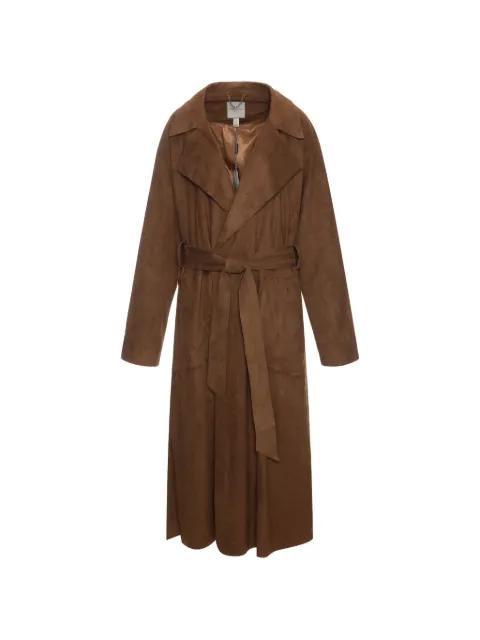 faux-suede trenchcoat by URBANCODE