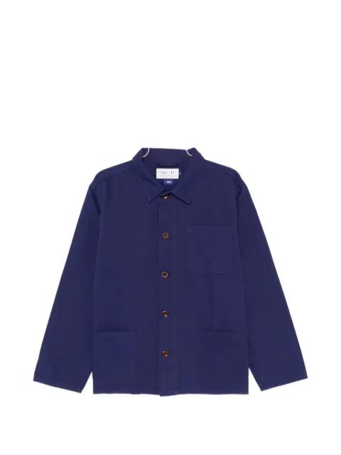 chest-pocket shirt jacket by USKEES