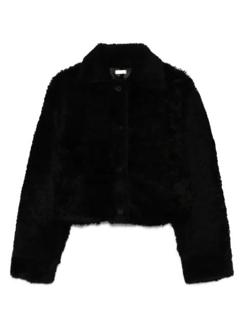 Jenay button-front shearling jacket by UTZON