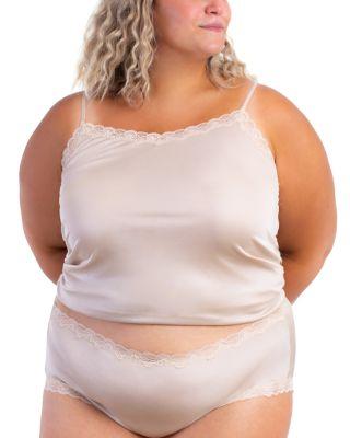 Lace Trim Silk Camisole by UWILA WARRIOR