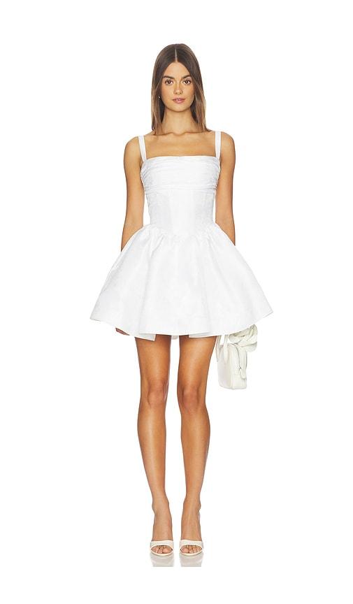 V. Chapman Addison Dress in White by V. CHAPMAN