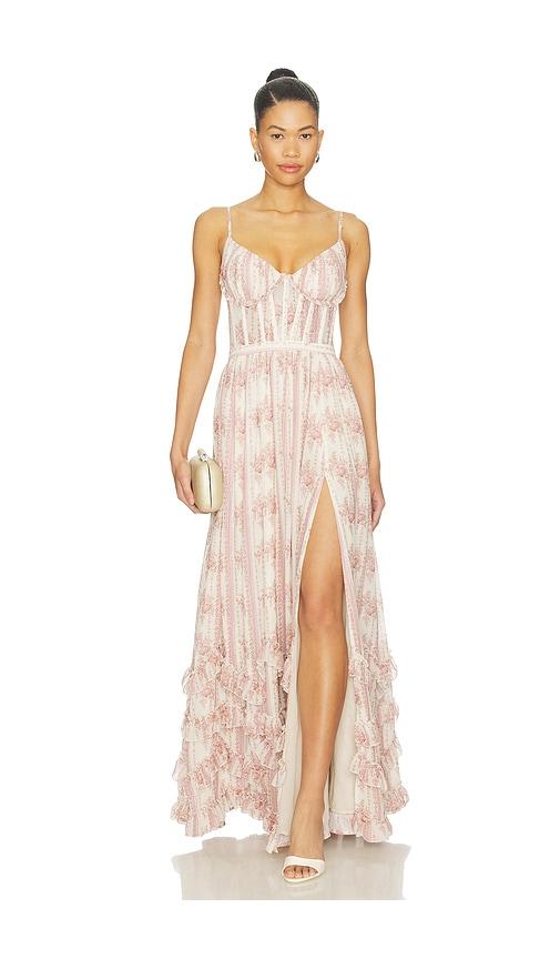 V. Chapman Carmen Maxi Dress in Pink by V. CHAPMAN