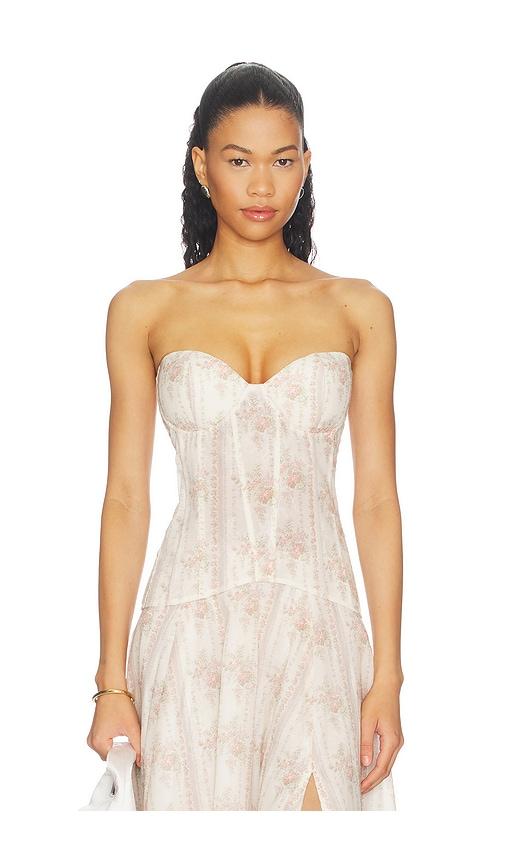 V. Chapman Carolena Top in White by V. CHAPMAN