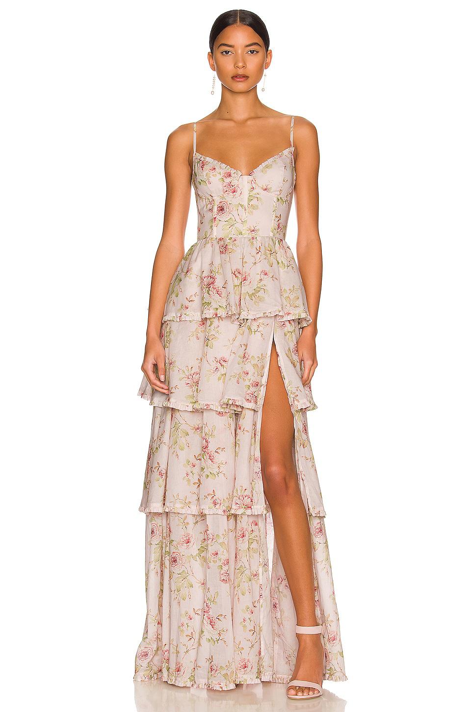 V. Chapman Caterina Dress in Cream by V. CHAPMAN